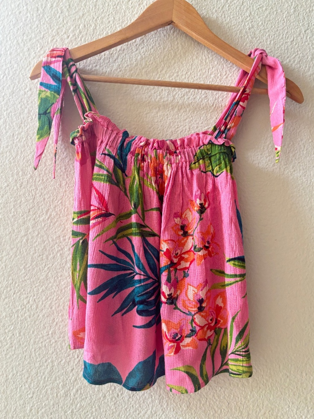 Billabong Guava Pink No Worries Convertible Top Size S